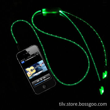 Hot Sell 1.2cm El Lighting Wire Ear-buds